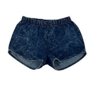 Sugar Rain Pull On Elastic Waistband Jean Shorts Size Small Women’s